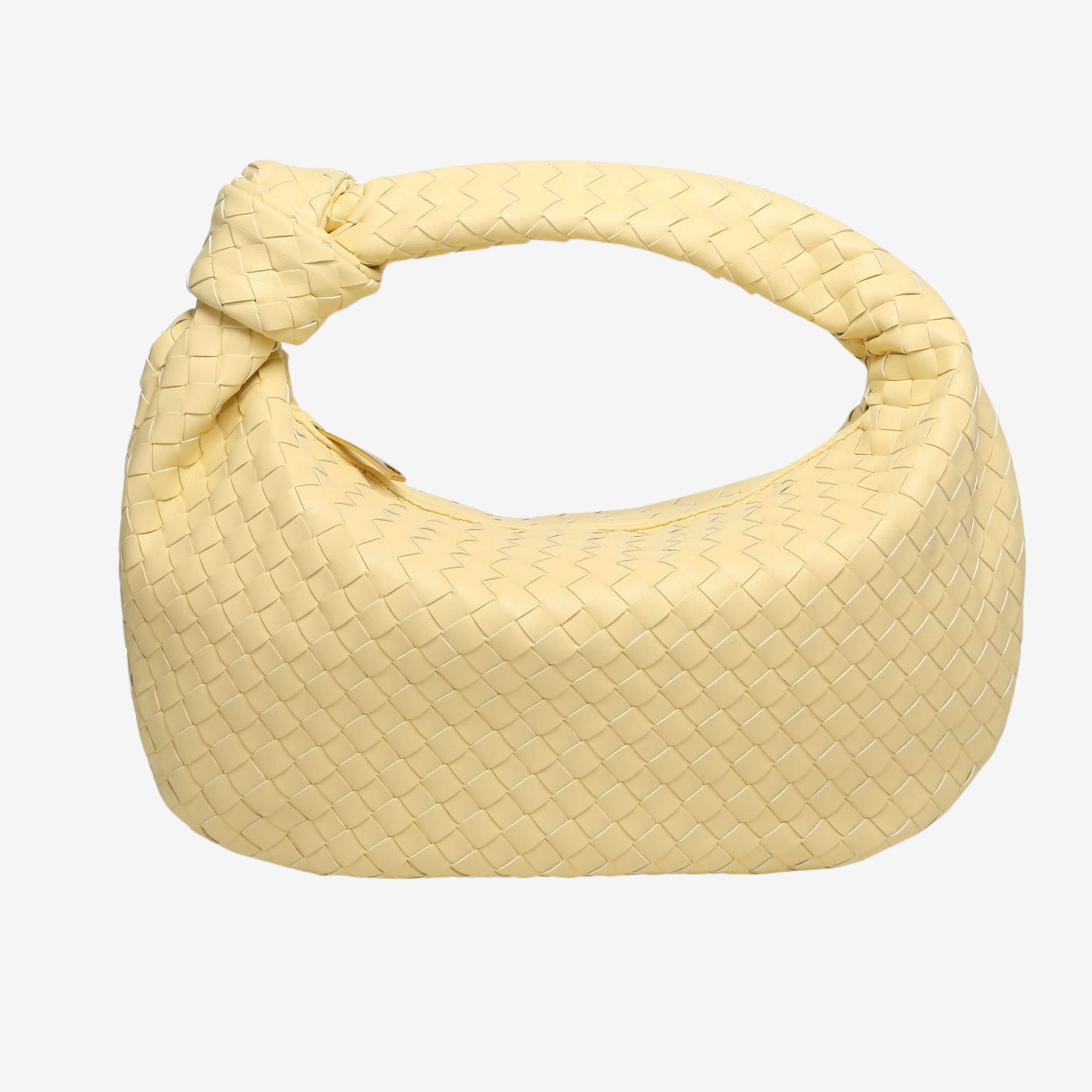 Giselle | Średnia Torba na Ramię Pleciona z Węzłem