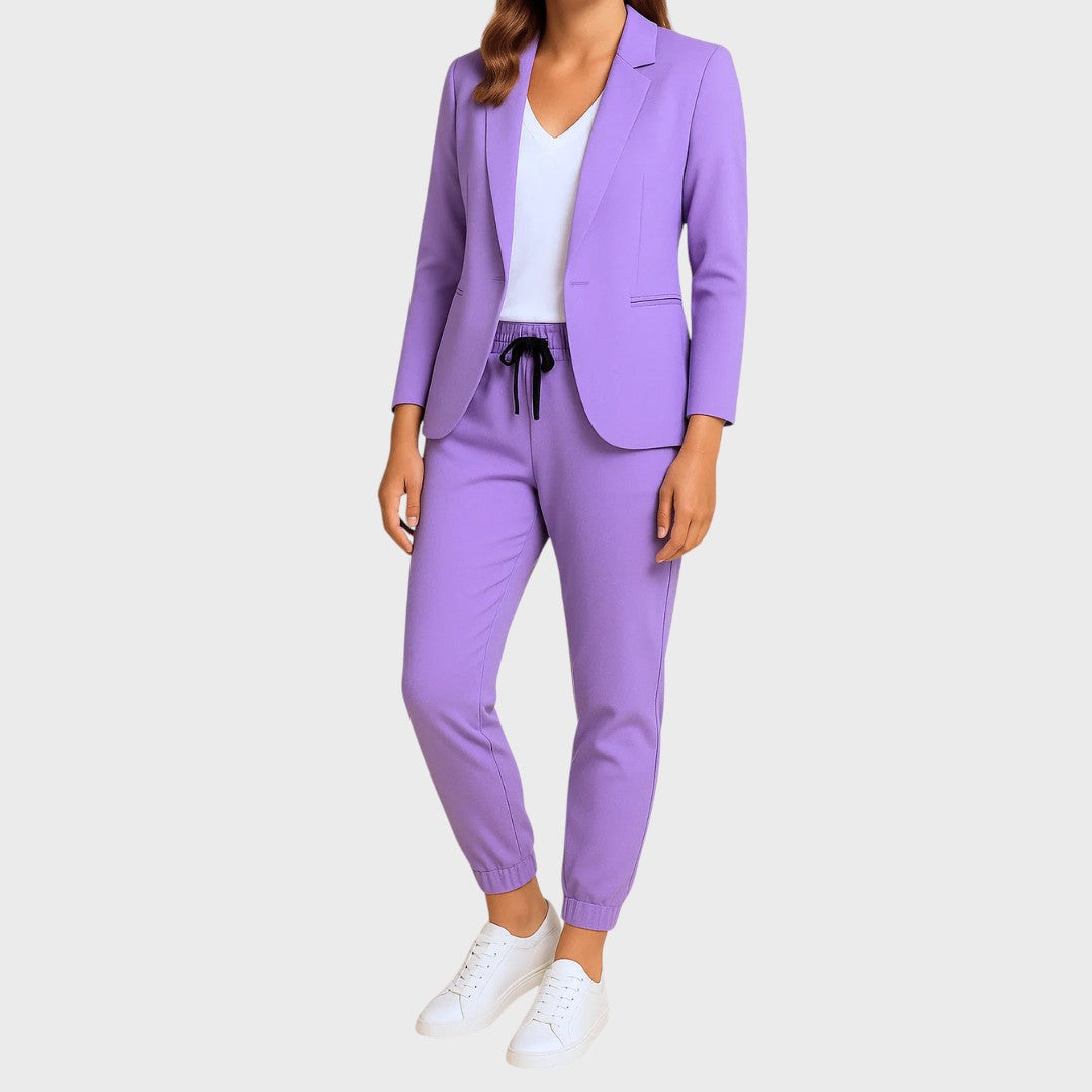 Klara - Wygodny zestaw marynarki i spodni