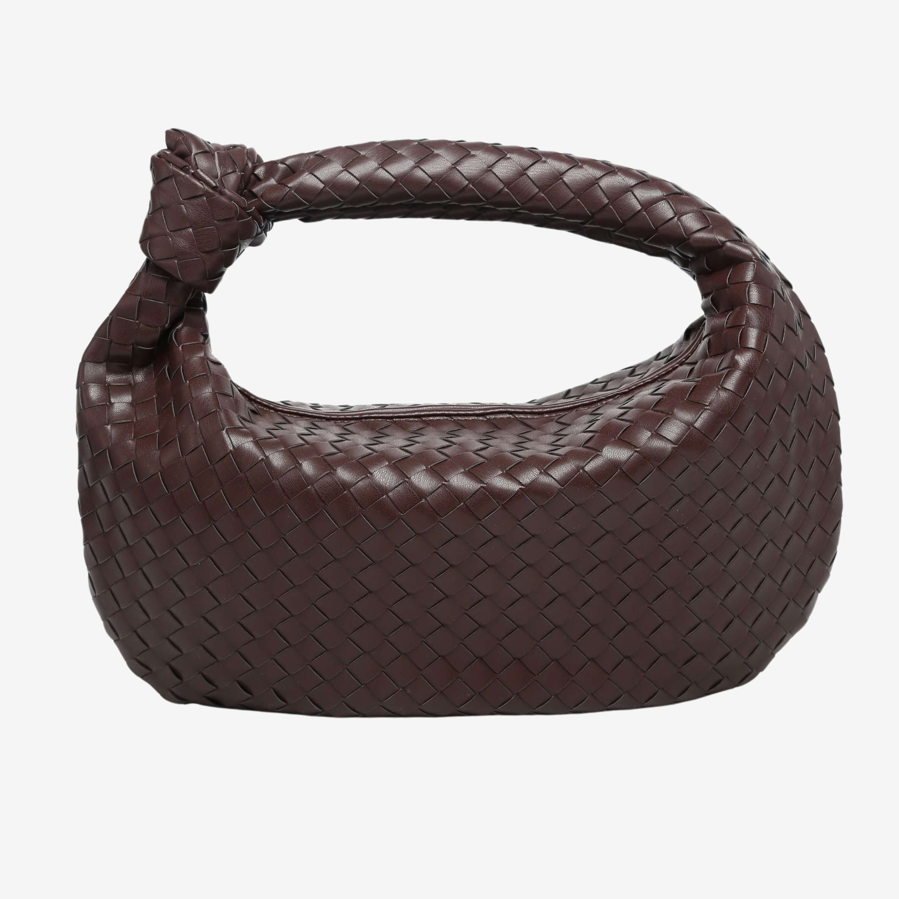 Giselle | Średnia Torba na Ramię Pleciona z Węzłem