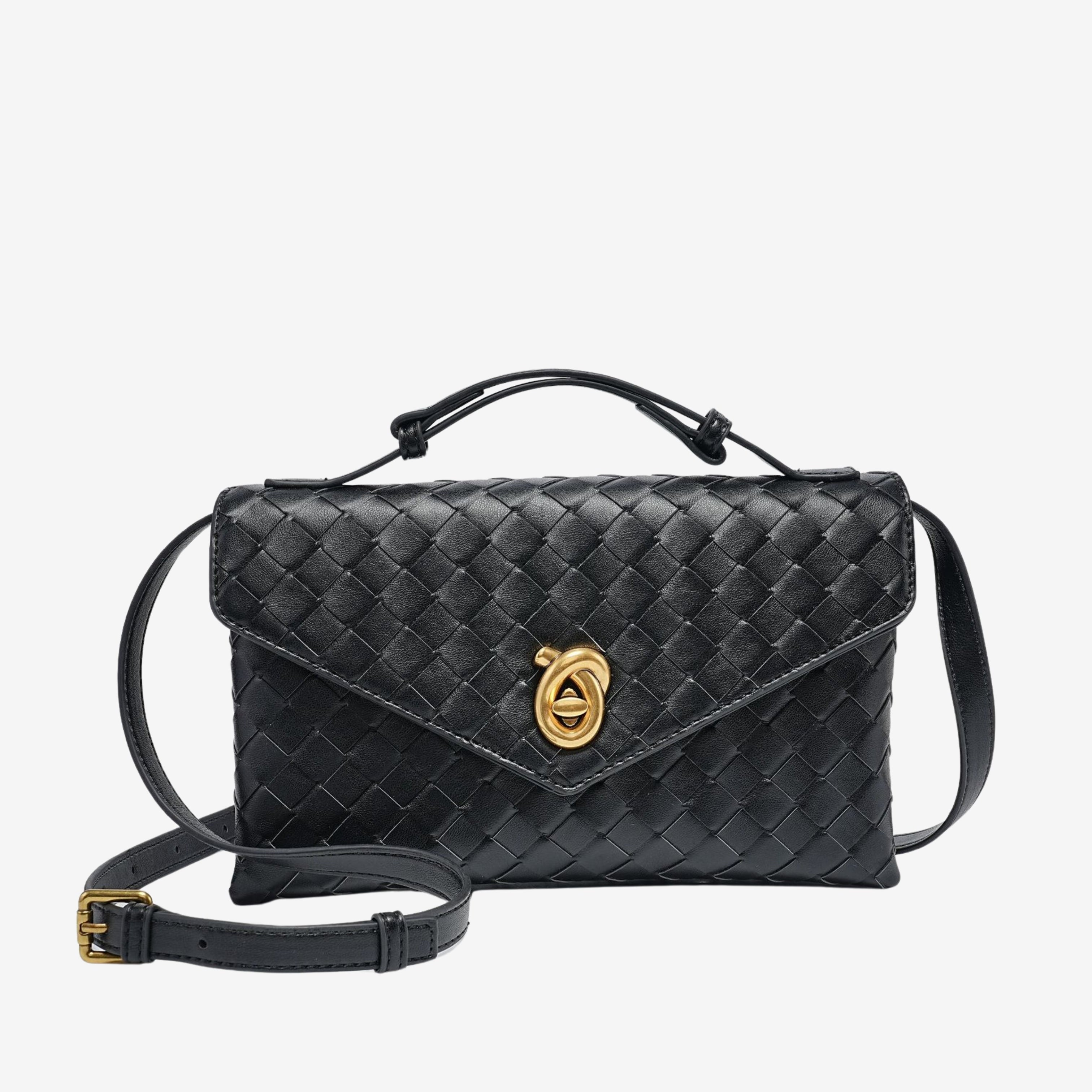 Sofia | Mini Torebka Crossbody z Teksturowanego Materiału