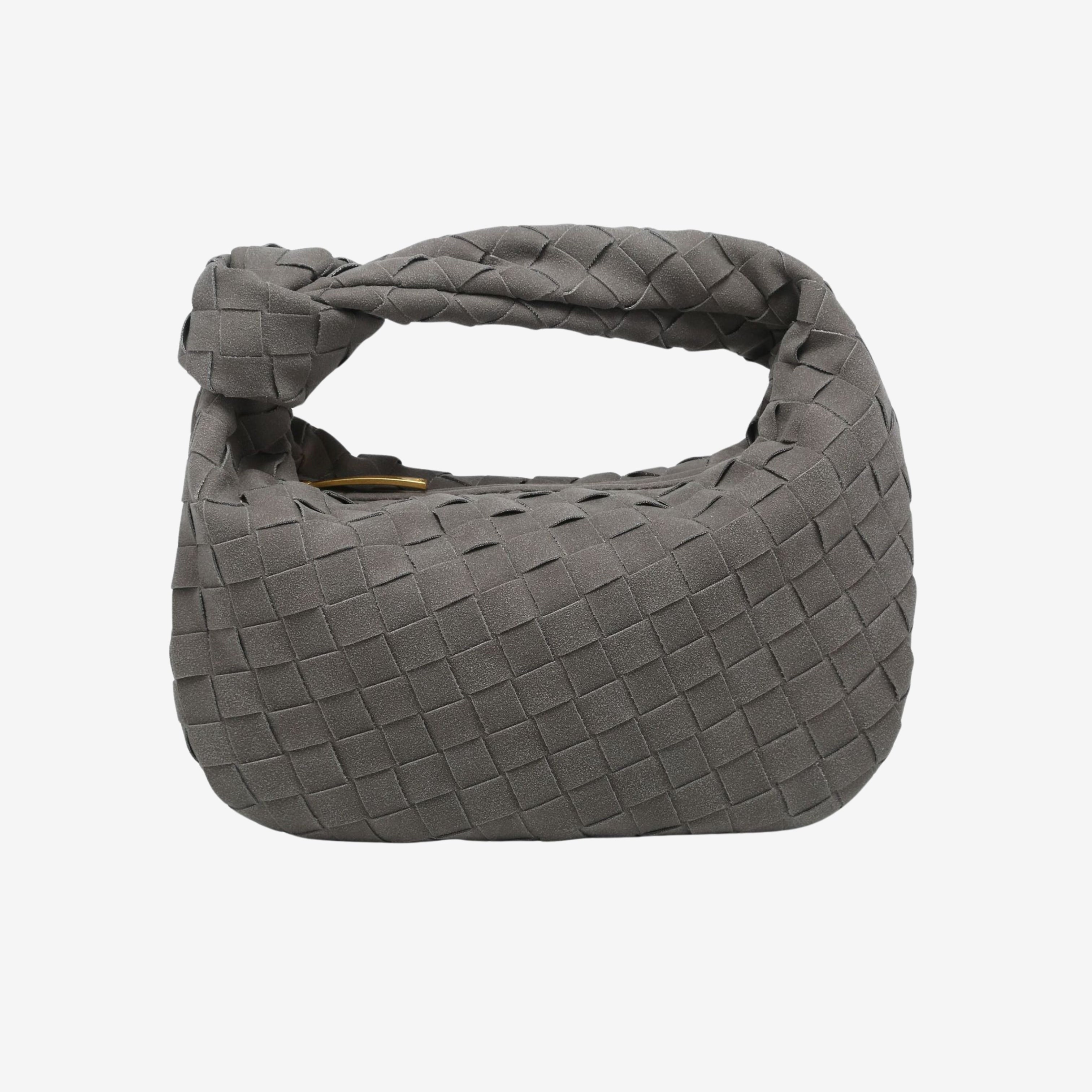 Renee | Mini Torebka z Miękkiego Splotu Zamszowego