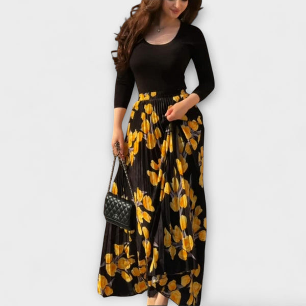 Violette - Skórzana Spódnica i Top Zestaw