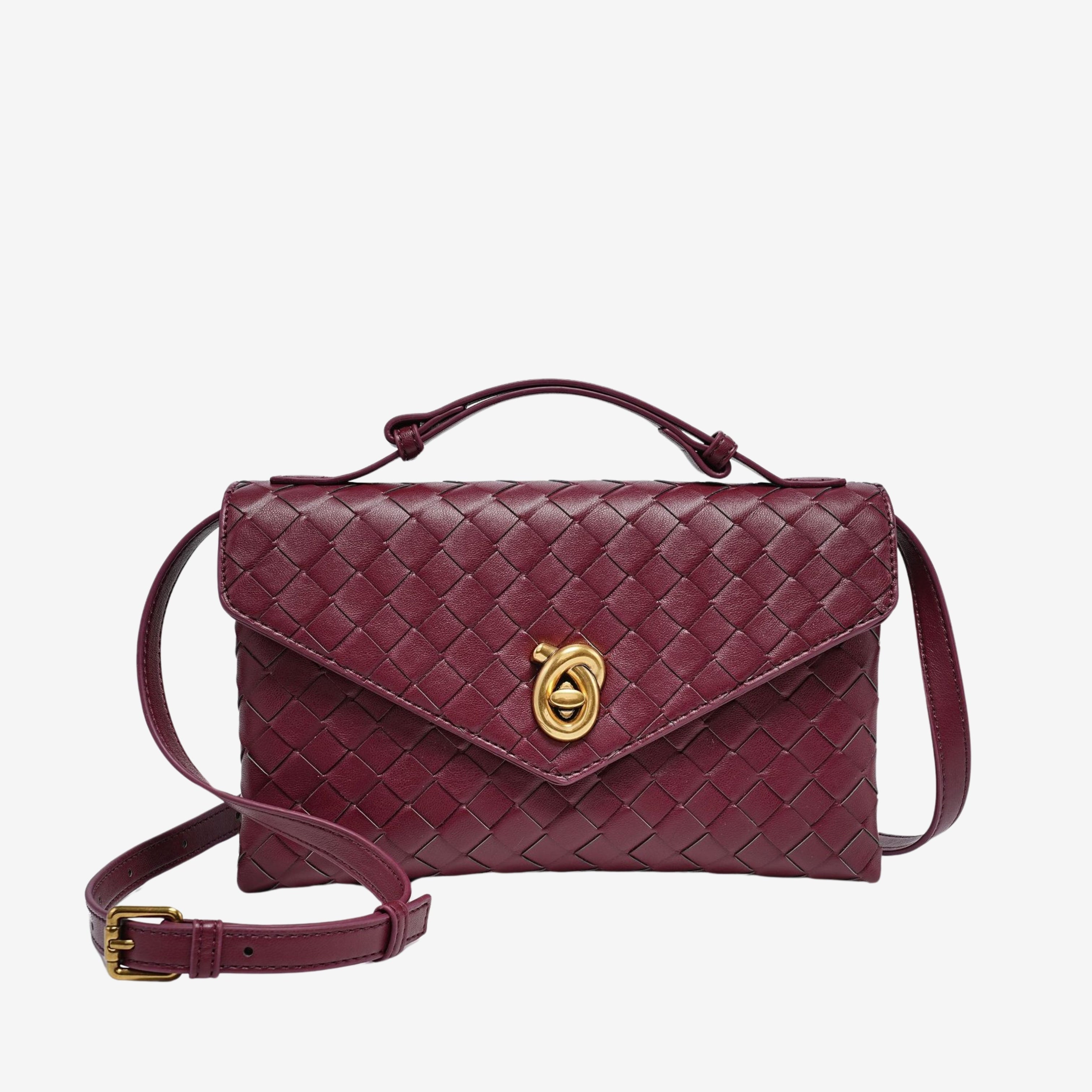 Sofia | Mini Torebka Crossbody z Teksturowanego Materiału