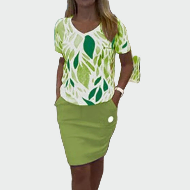 Ewa - Elegancki Top i Spódnica Designerska Ekskluzywna Kolekcja