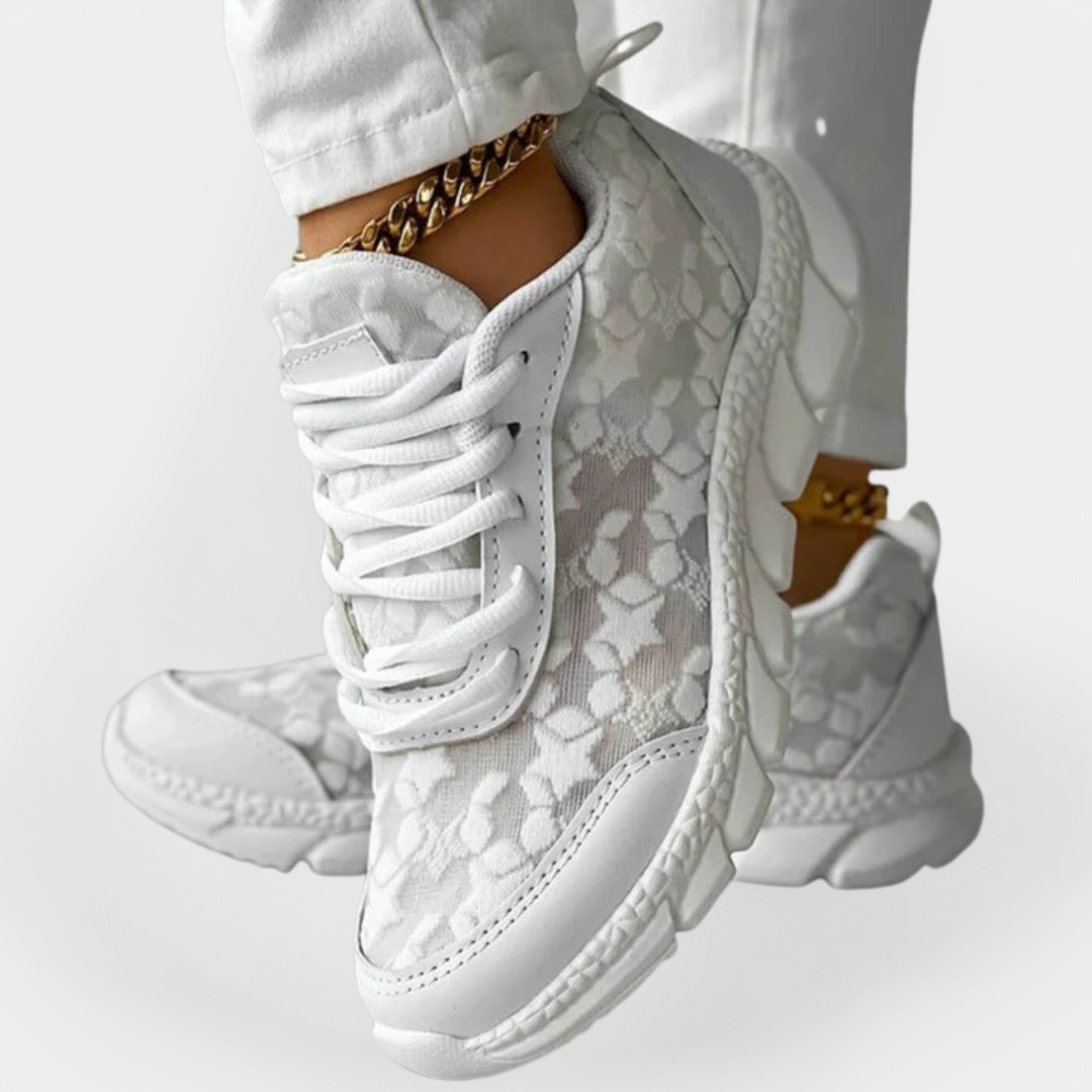 Sara - Eleganckie Ortopedyczne Oddychające Wyściełane Sneakersy