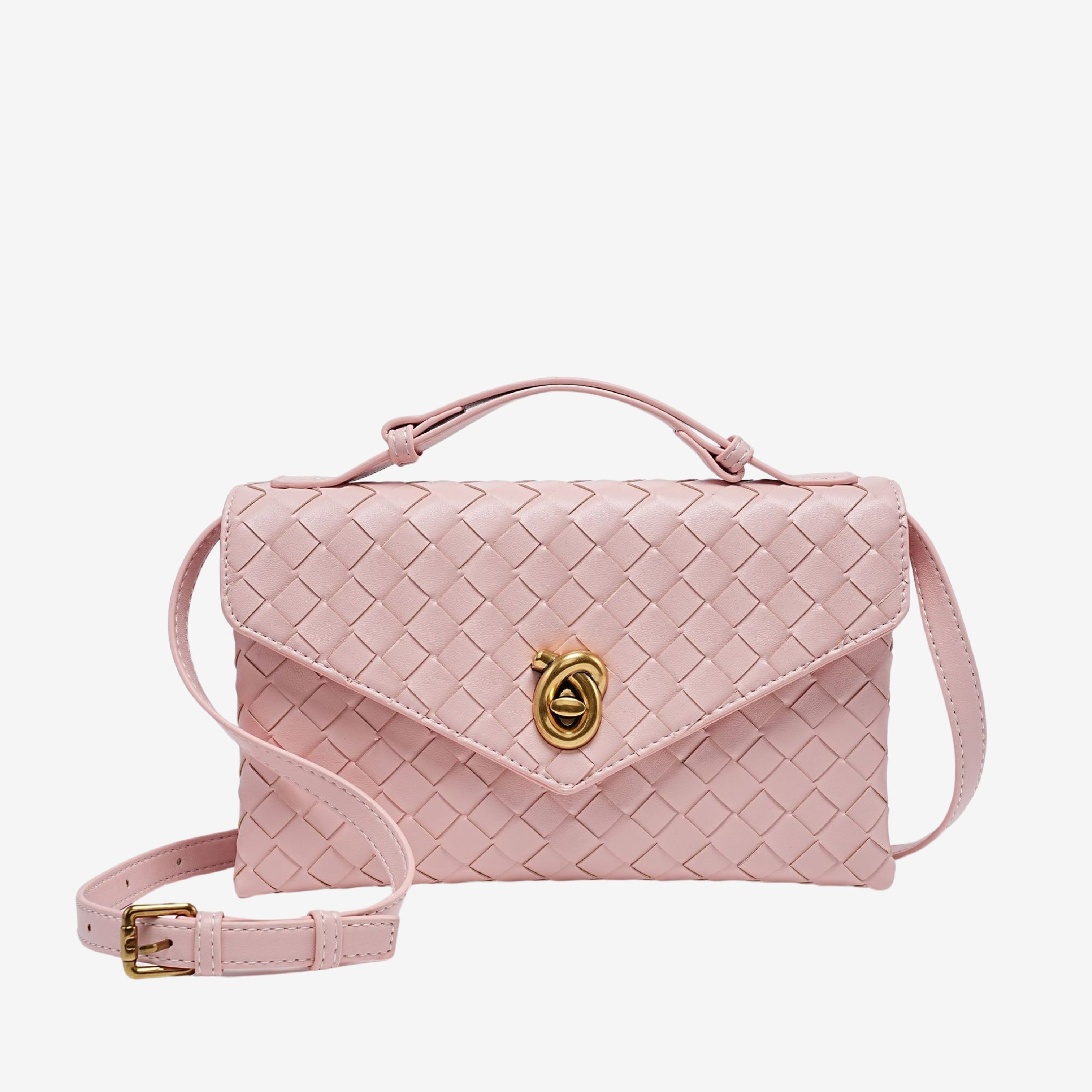 Sofia | Mini Torebka Crossbody z Teksturowanego Materiału
