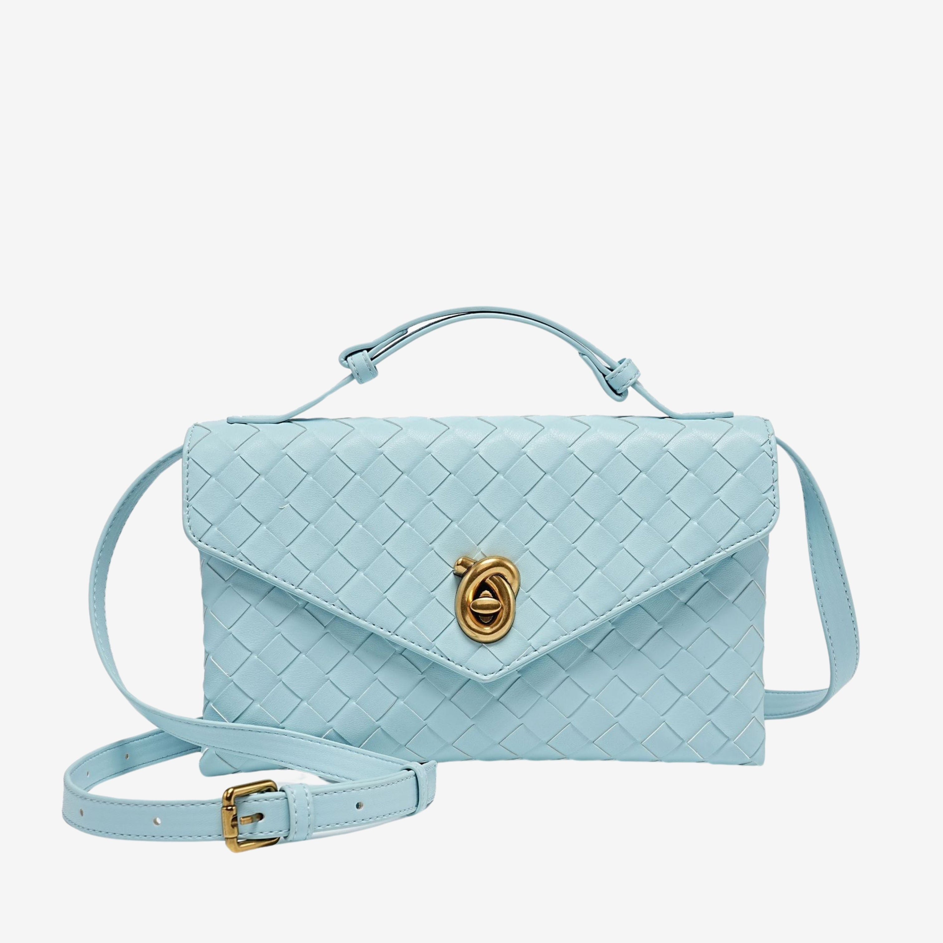 Sofia | Mini Torebka Crossbody z Teksturowanego Materiału