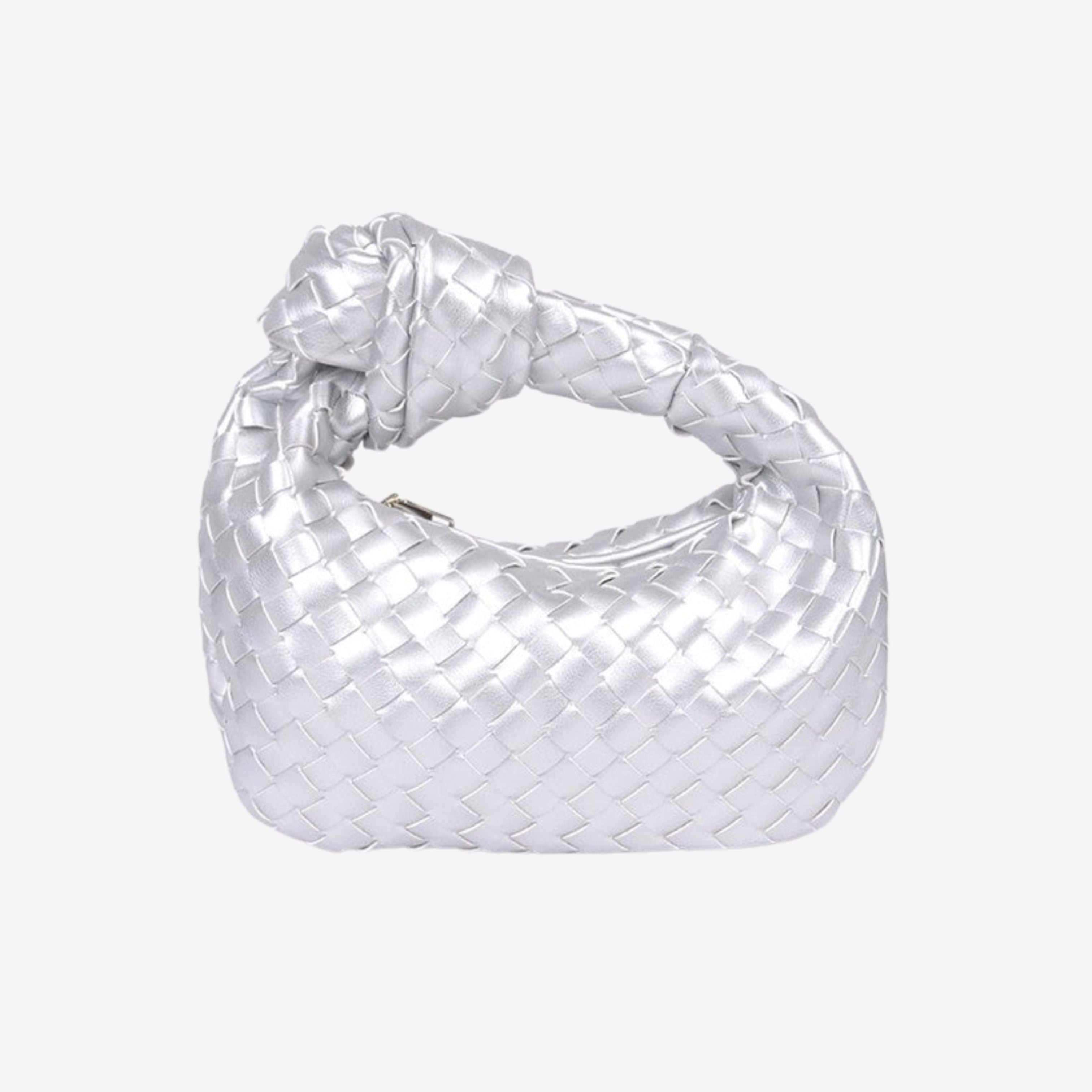 Sienna | Mała Torebka z Plecionym Uchem