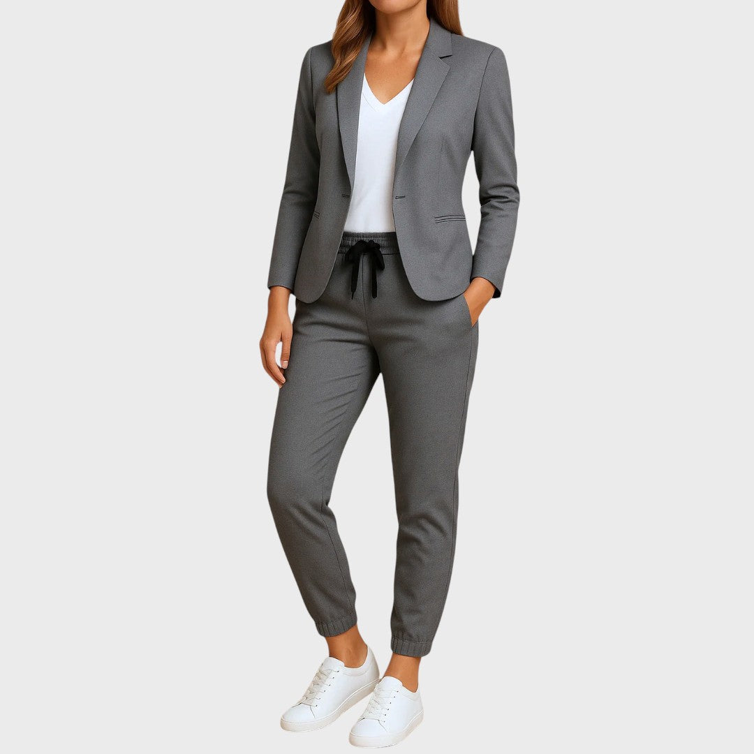 Klara - Wygodny zestaw marynarki i spodni