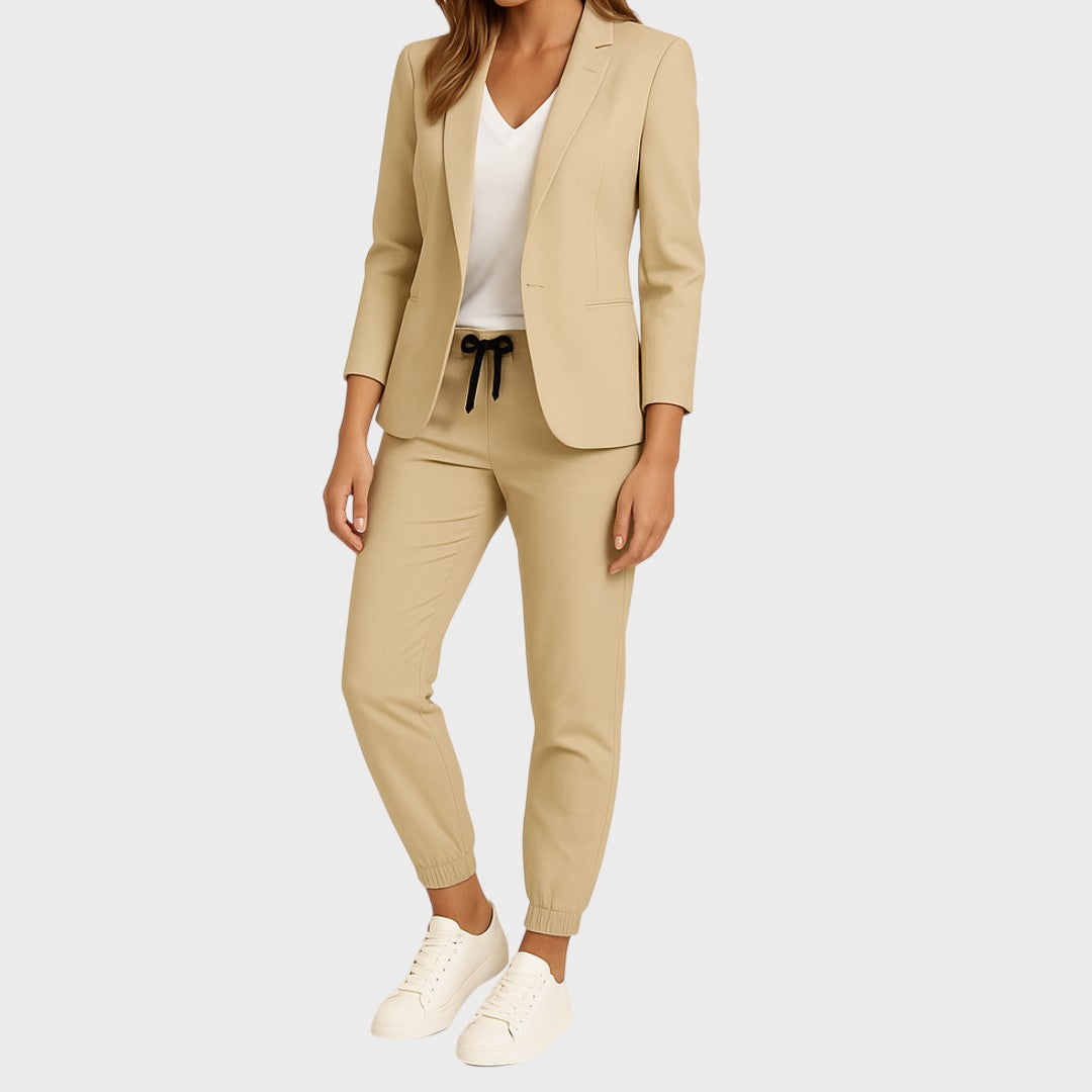 Klara - Wygodny zestaw marynarki i spodni