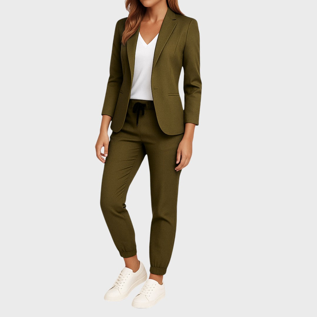 Klara - Wygodny zestaw marynarki i spodni