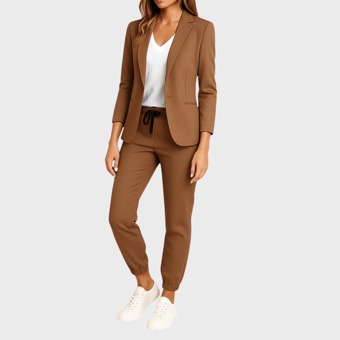 Klara - Wygodny zestaw marynarki i spodni