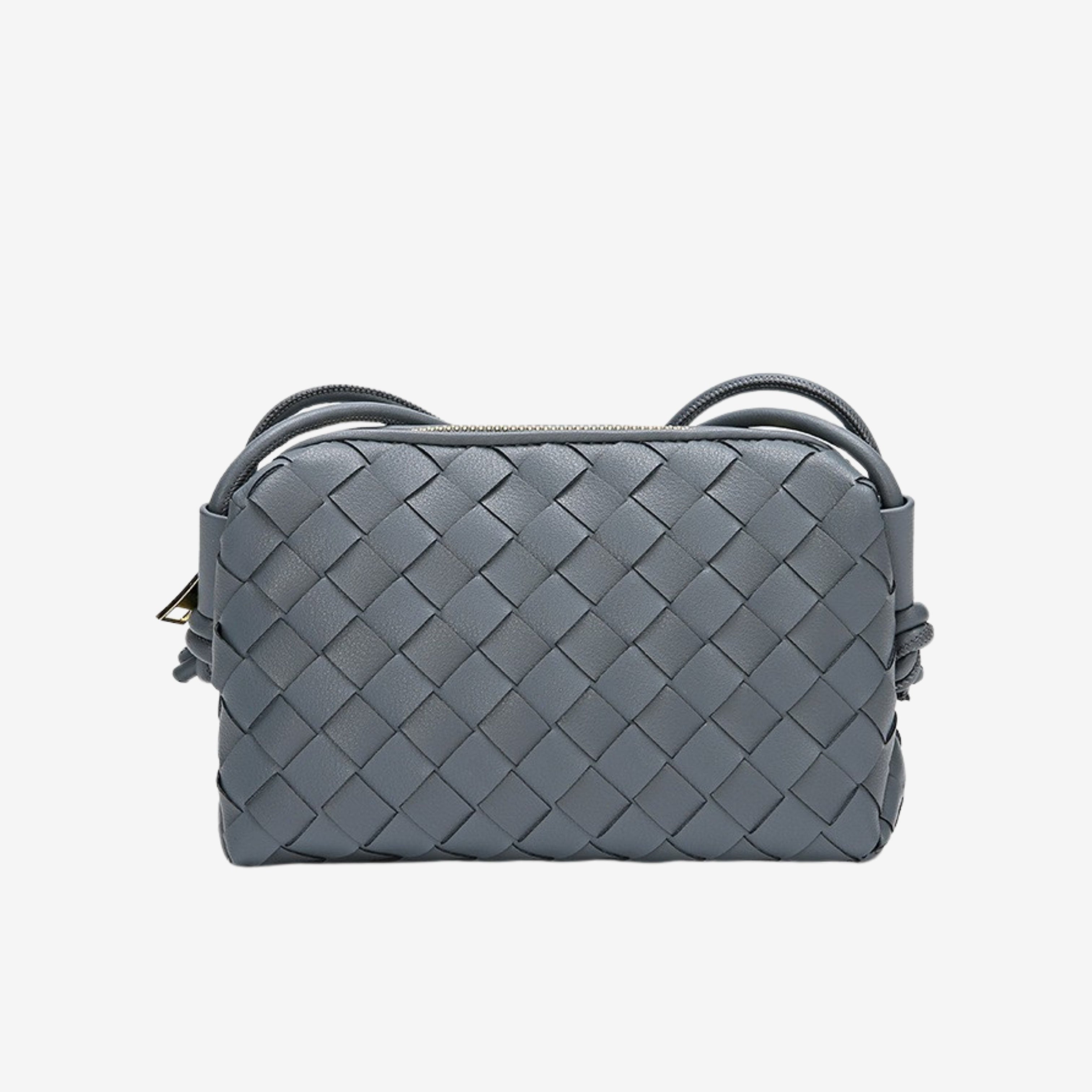 Janna | Kompaktowa torebka na ramię pleciona na co dzień