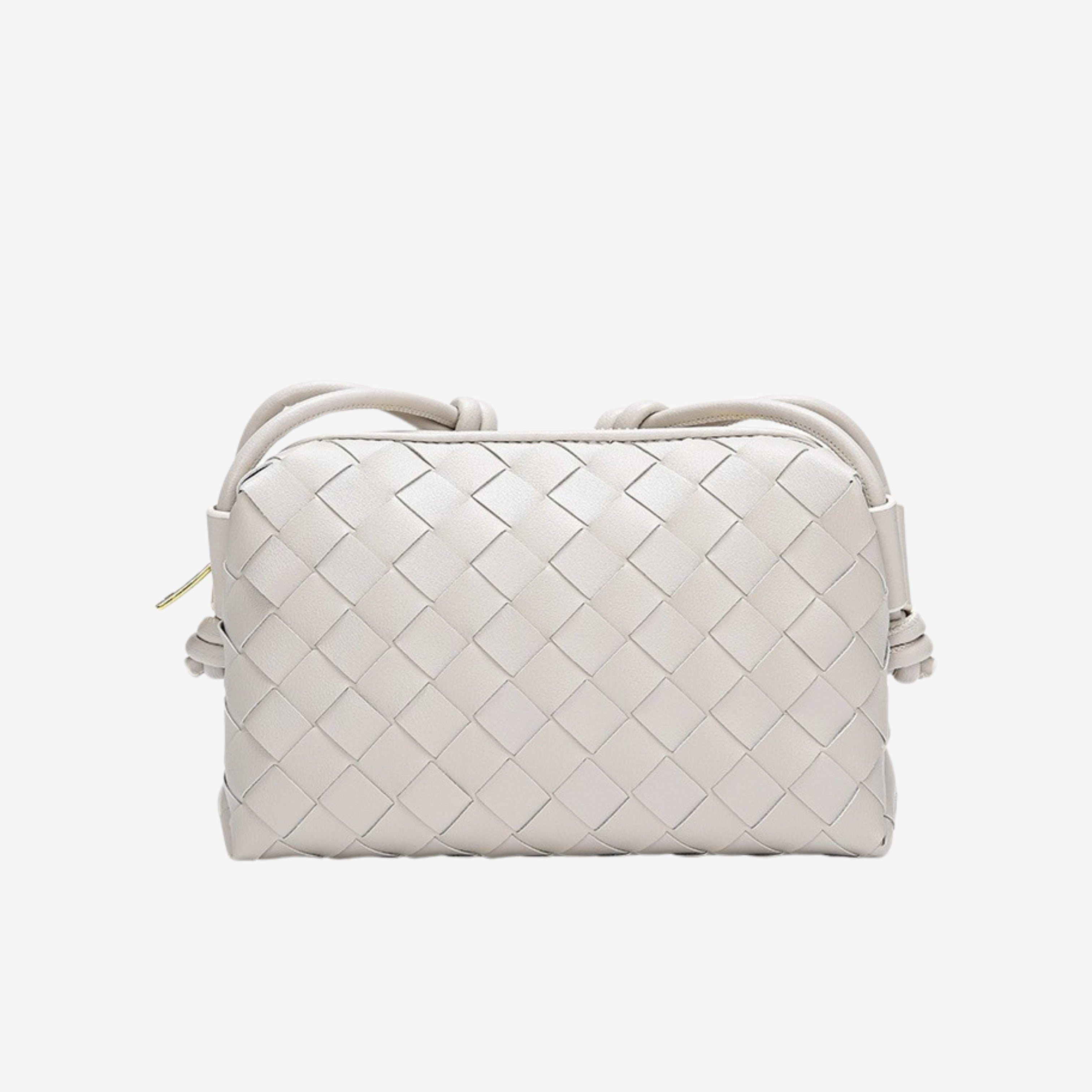 Janna | Kompaktowa torebka na ramię pleciona na co dzień