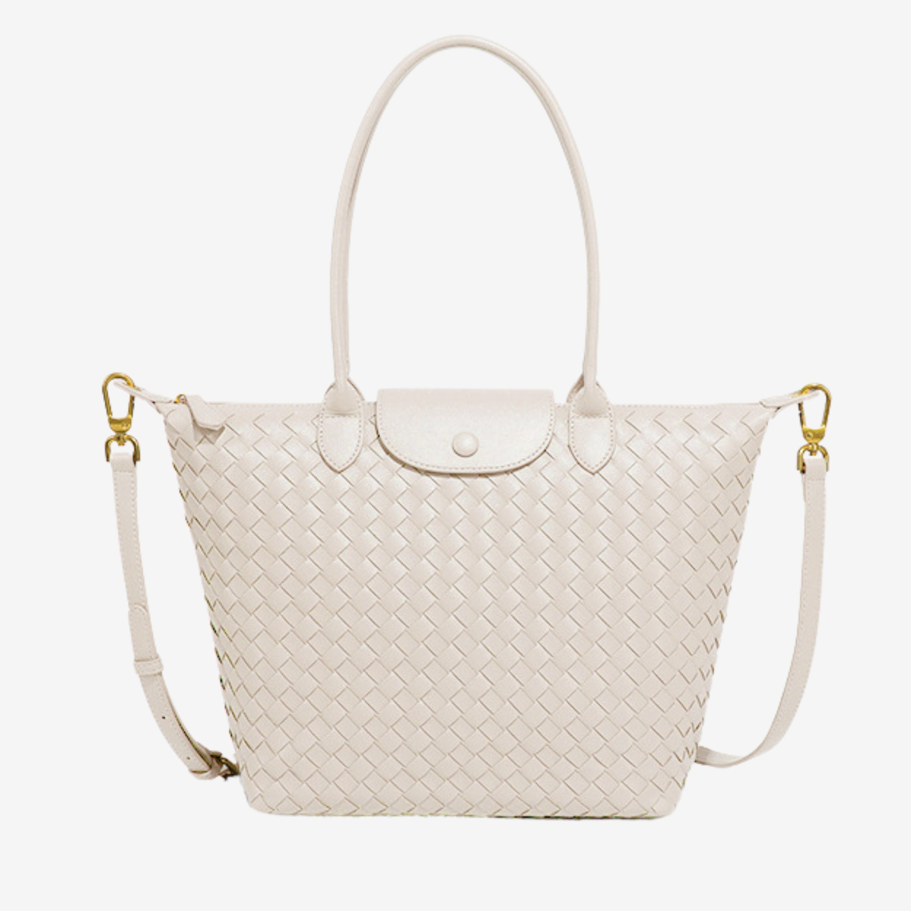 Isabelle | Przestronna Torba Tote Pleciona na Co Dzień