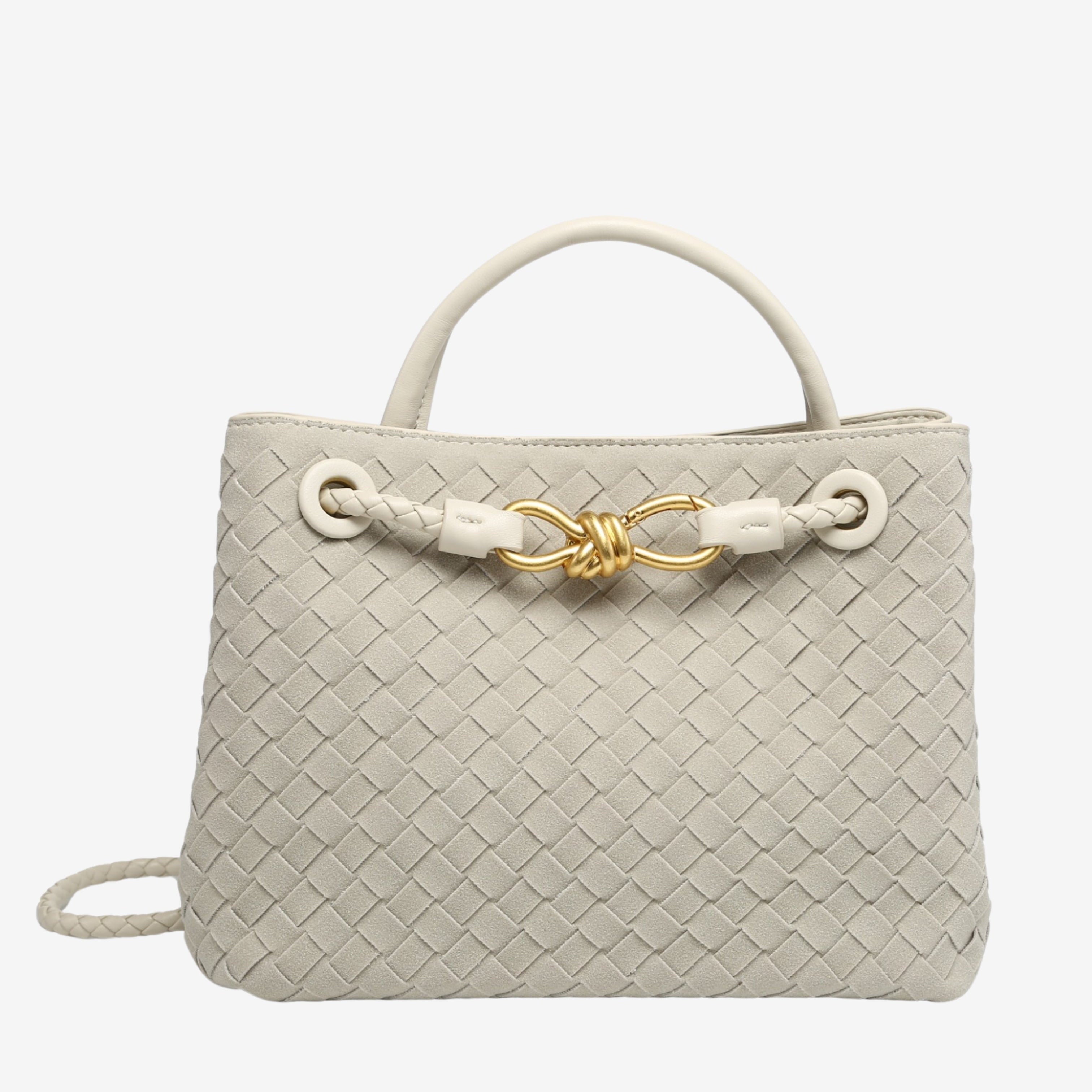 Malia | Kompaktowa Torba Woven z Regulowanym Paskiem