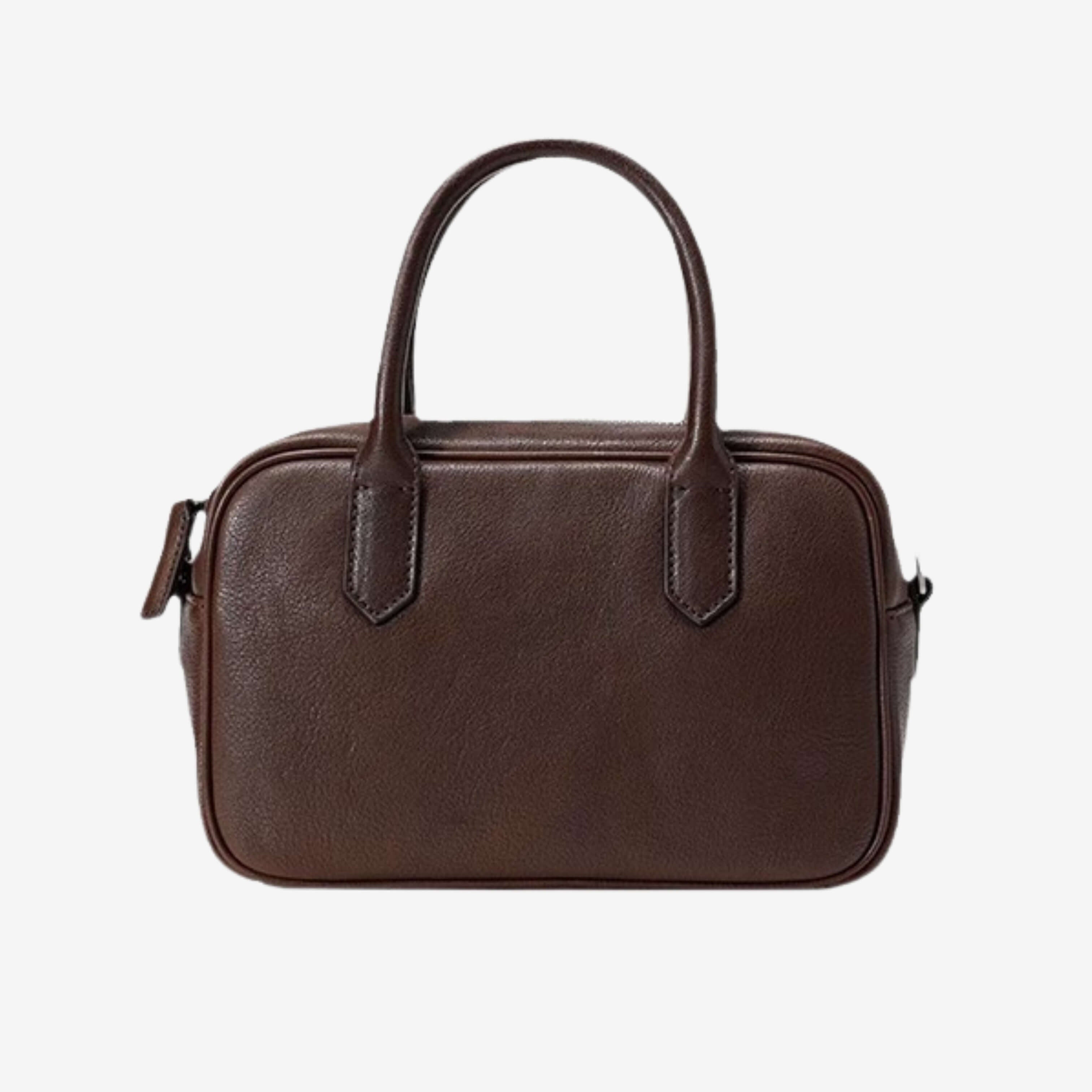 Eliza | Kwadratowa Torebka z Błyszczącym Zamkiem