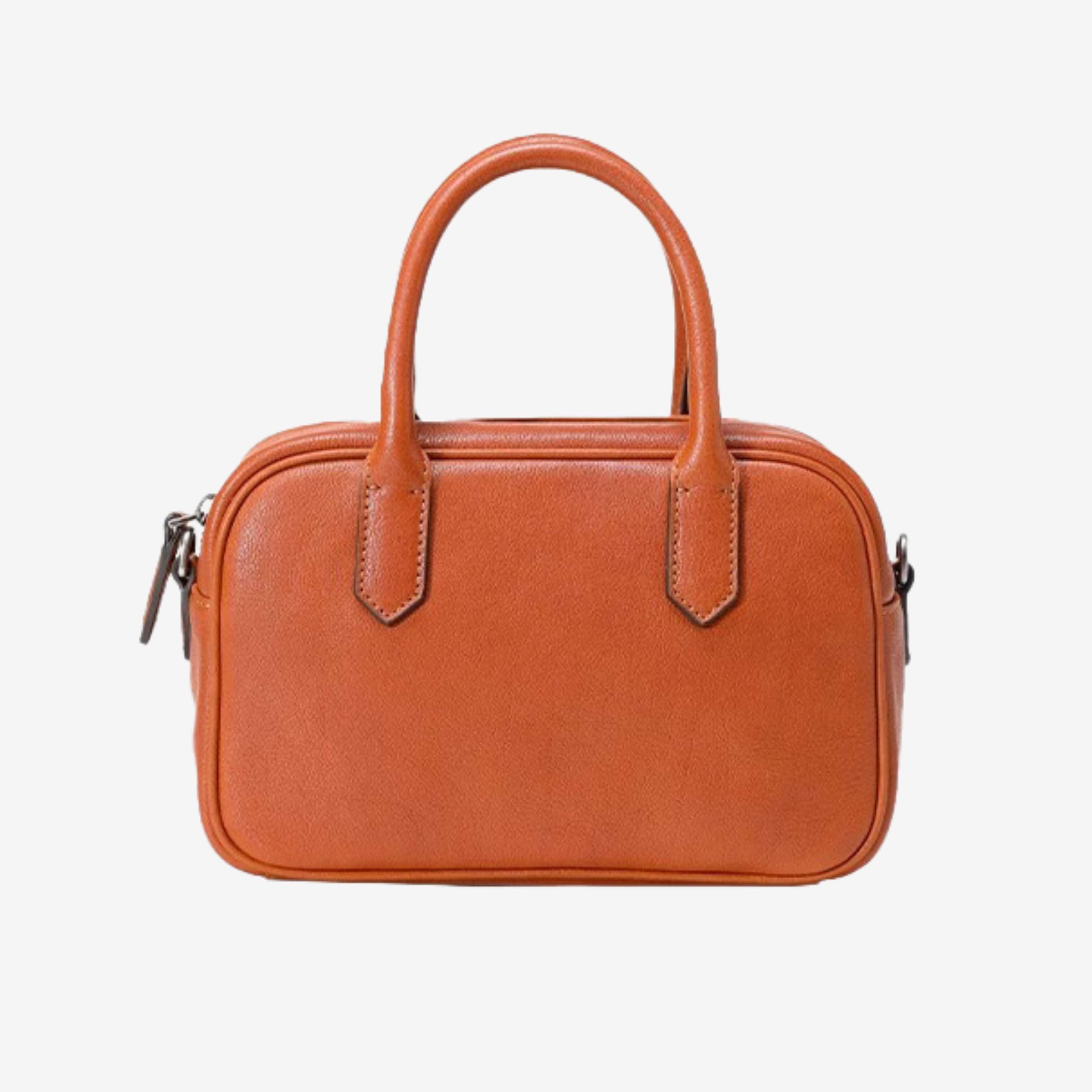 Eliza | Kwadratowa Torebka z Błyszczącym Zamkiem