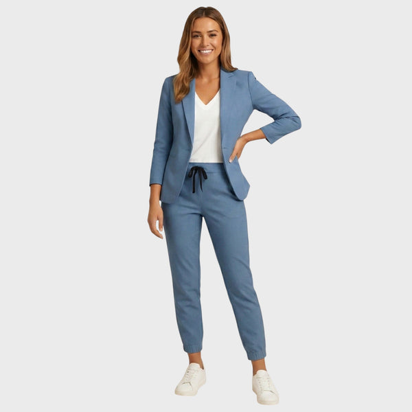 Klara - Wygodny zestaw marynarki i spodni