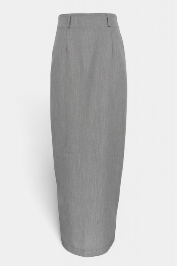 Celestyna - Spódnica z wysokim stanem i rozcięciem z tyłu