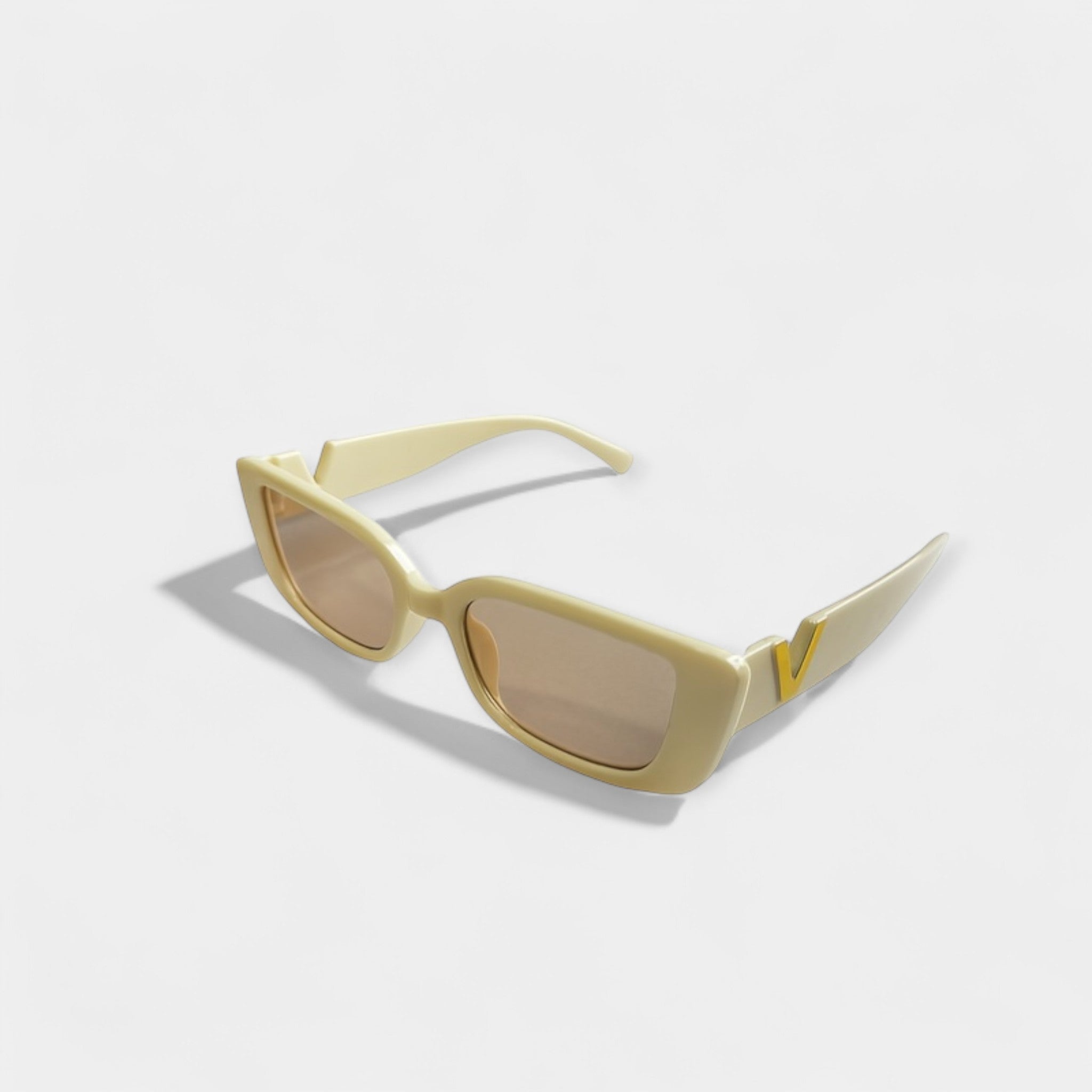 Lucie Eleganckie Kwadratowe Okulary Przeciwsłoneczne w Stylu Retro