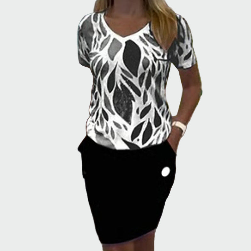 Ewa - Elegancki Top i Spódnica Designerska Ekskluzywna Kolekcja