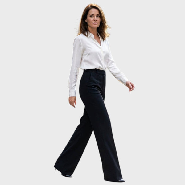 Karolína - Eleganckie spodnie z wysokim stanem