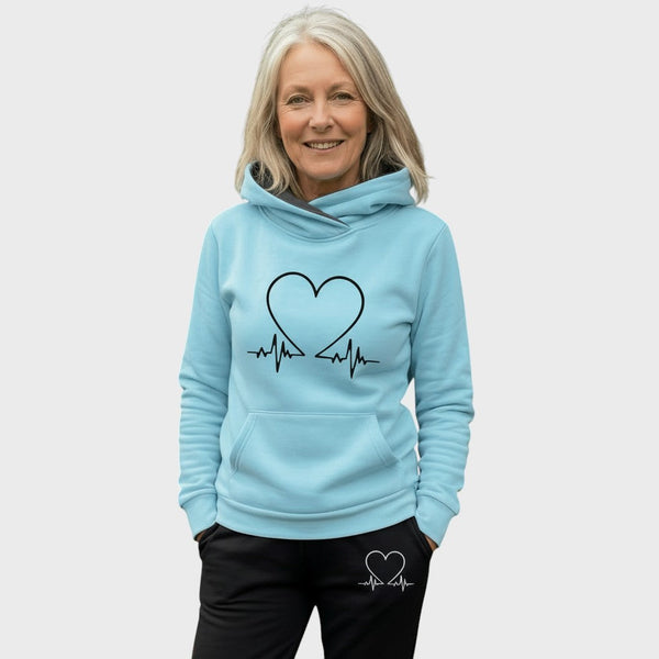 Miłość | Dres z motywem EKG